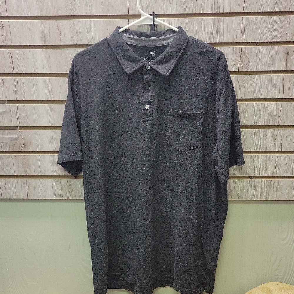 Free Fly Apparel Charcoal Polo Shirt